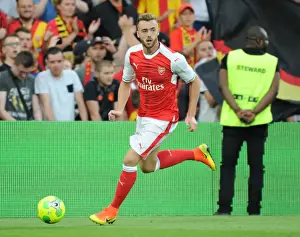 Lens V Arsenal 2016-17 Prints: Arsenal's Calum Chambers in Pre-Season Action vs RC Lens (2016)