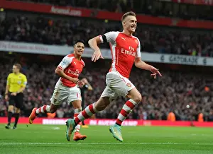 Arsenal's Calum Chambers Scores Second Goal vs Burnley in 2014/15 Premier League