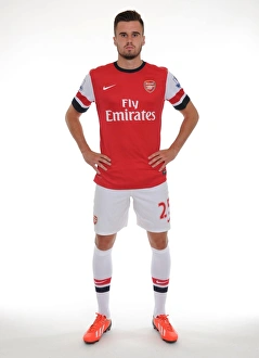 Arsenal's Carl Jenkinson at 2013-14 Squad Photocall