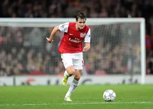 Arsenal V Marseille 2011-12 Prints: Arsenal's Carl Jenkinson in Action: Arsenal 0:0 Marseille