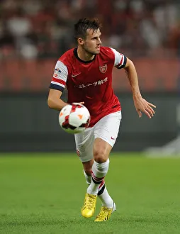 Nagoya Grampus V Arsenal 2013-14 Prints: Arsenal's Carl Jenkinson in Action against Nagoya Grampus, Japan 2013