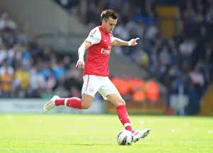 West Bromwich Albion V Arsenal 2011-12 Prints: Arsenal's Carl Jenkinson Faces Off Against West Bromwich Albion in Premier League Clash (2011-12)