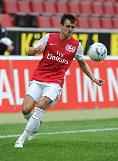 Arsenal's Carl Jenkinson at Pre-Season Training in Cologne