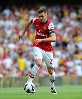 Arsenal V Southampton 2012:13 Prints: Arsenal's Carl Jenkinson Scores in 6-1 Rout Over Southampton (Premier League 2012-13)