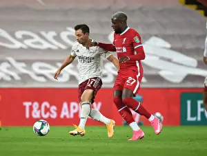 Arsenal's Cedric Battles Past Origi in Empty Anfield: Carabao Cup 2020-21
