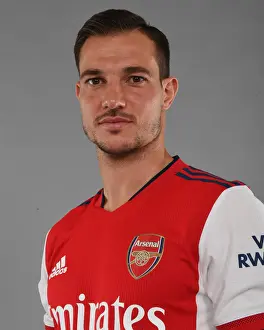Arsenal's Cedric Kicks Off New Season at London Colney Training Ground