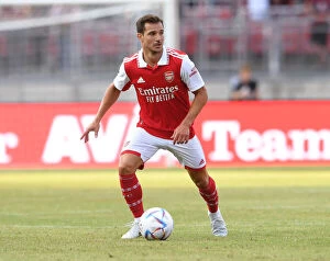 Images Dated 8th July 2022: Arsenal's Cedric Soares in Action: Arsenal FC vs. 1. FC Nürnberg - Pre-Season Clash in Germany