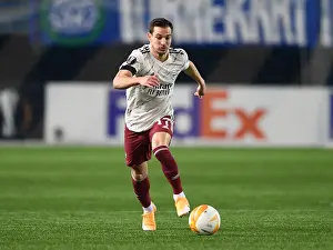 Arsenal's Cedric Soares in Action during Europa League Clash against Molde FK