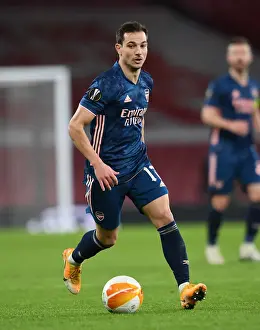 Arsenal V SK Rapid Wien 2020-21 Prints: Arsenal's Cedric Soares in Action against Rapid Wien in UEFA Europa League