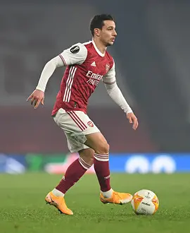 Arsenal V Molde FK 2020-21 Prints: Arsenal's Cedric Soares in Action during UEFA Europa League Match against Molde FK