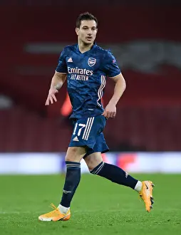 Arsenal's Cedric Soares in Action during UEFA Europa League Match against Rapid Wien