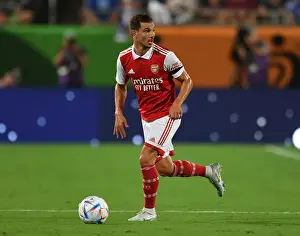 Arsenal's Cedric Soares Clashes with Chelsea in Florida Cup 2022-23