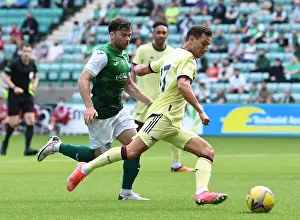 Hibernian V Arsenal 2021-22 Prints: Arsenal's Cedric Soares in Pre-Season Action at Hibernian's Easter Road
