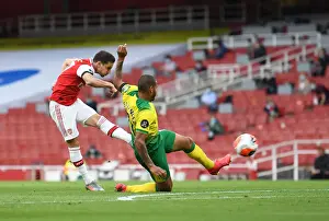 Arsenal's Cedric Soares Scores Fourth Goal vs Norwich City (2019-20)