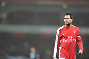 Arsenal V West Ham United 2009-10 Prints: Arsenal's Cesc Fabregas Shines in 2:0 Victory over West Ham United
