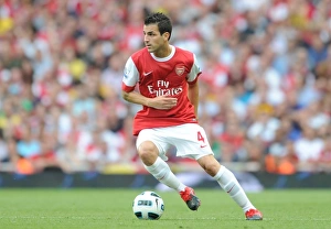 Arsenal V Blackpool 2010-11 Prints: Arsenal's Cesc Fabregas Shines in 6-0 Rout of Blackpool