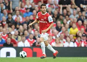 Arsenal V Blackpool 2010-11 Prints: Arsenal's Cesc Fabregas Shines in 6-0 Victory over Blackpool