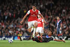 Arsenal V SC Braga 2010-11 Prints: Arsenal's Chamakh Scores Five in Dominant 6-0 Win Over Braga in Champions League