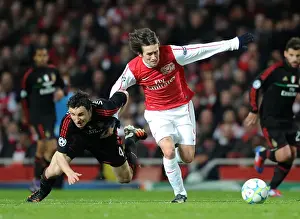 Arsenal's Champions League Victory: Rosicky vs Van Bommel Showdown - Arsenal 3-0 AC Milan