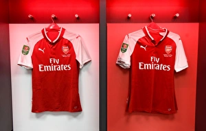 Arsenal's Changing Room: Gearing Up for the Carabao Cup Final Against Manchester City