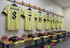Arsenal's Changing Room: Preparing for Carabao Cup Clash against West Bromwich Albion