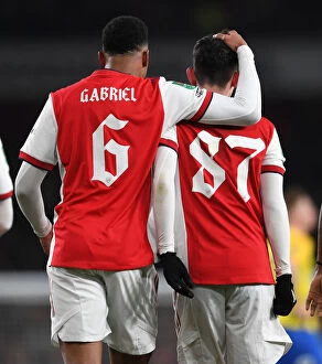 Images Dated 21st December 2021: Arsenal's Charlie Patino Nets Fifth Goal in Carabao Cup Quarterfinal Victory over Sunderland