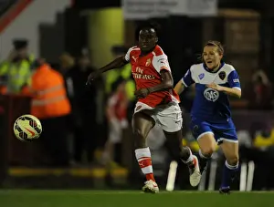 Arsenal's Chioma Ubogagu in Action: Arsenal Ladies vs. Bristol Academy WSL Match (April 2015)