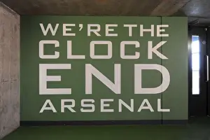 Arsenal V Lincoln City 2016-17 Prints: Arsenal's Clock End: Emirates FA Cup Quarter-Final vs. Lincoln City
