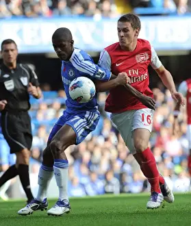 Chelsea V Arsenal 2011-12 Prints: Arsenal's Comeback: Ramsey Sparks 3-5 Victory Over Chelsea in the Premier League