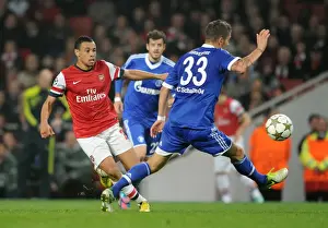 Arsenal's Coquelin Clashes with Schalke's Neustadter in Champions League Showdown