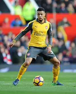 Manchester United V Arsenal 2016-17 Prints: Arsenal's Coquelin Faces Off Against Manchester United at Old Trafford (2016-17 Premier League)