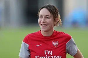 POAK Thessaloniki V Arsenal Ladies 2009-10 Prints: Arsenal's Corrine Yorston Scores in Dominant 9-0 Victory over POAK Thessaloniki in UEFA Champions League