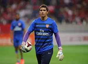 Uwara Red Diamonds V Arsenal 2013-14 Prints: Arsenal's Damien Martinez Prepares for Urawa Red Diamonds Clash in Japan (2013)