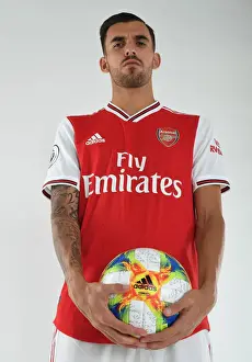 Arsenal Photocall 2019-20 Prints: Arsenal's Dani Ceballos at 2019-20 Pre-Season Training