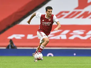 Arsenal's Dani Ceballos in Action: 2020-21 Premier League Match vs Sheffield United (Behind Closed Doors)