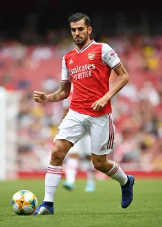 Arsenal's Dani Ceballos in Action at Emirates Cup 2019 vs Olympique Lyonnais