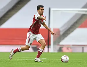 Arsenal's Dani Ceballos in Action at Emirates Stadium (2020-21) - A Premier League Match Behind Closed Doors (Arsenal v Sheffield United)