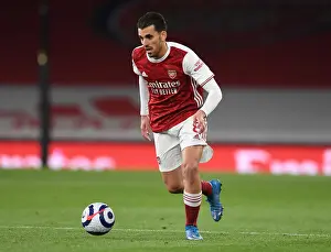 Arsenal's Dani Ceballos in Action Against Everton - Premier League 2020-21