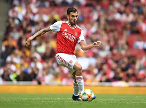 Arsenal's Dani Ceballos in Action against Olympique Lyonnais at Emirates Cup 2019