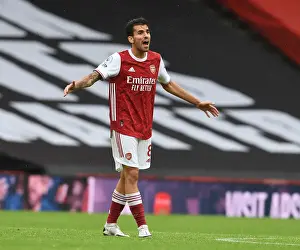 Arsenal's Dani Ceballos in Action against Sheffield United: 2020-21 Premier League, Emirates Stadium