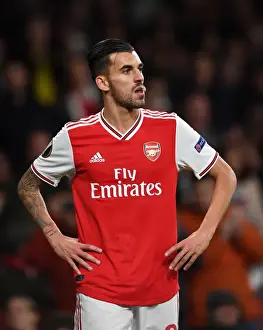 Arsenal's Dani Ceballos in Action against Standard Liege in Europa League Group Stage (2019-20)