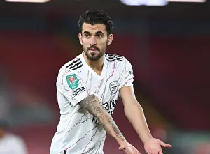 Arsenal's Dani Ceballos at Empty Anfield: Carabao Cup Clash vs. Liverpool, 2020