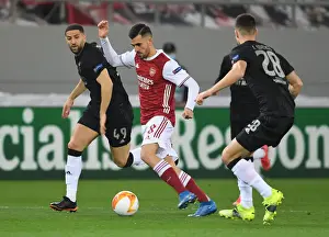Arsenal's Dani Ceballos Breaks Past Benfica's Taarabt and Weigl in Europa League Clash