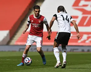 Arsenal V Fulham 2020-21 Prints: Arsenal's Dani Ceballos at Emirates Stadium: Arsenal v Fulham