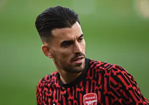 Villarreal V Arsenal 2020-21 Prints: Arsenal's Dani Ceballos at Empty Estadio de la Ceramica: UEFA Europa League Semi-Final vs Villarreal