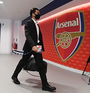 Images Dated 1st August 2020: Arsenal's Dani Ceballos at Empty FA Cup Final: Arsenal vs Chelsea (2020)