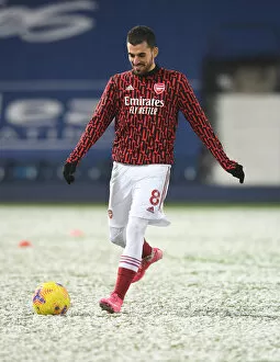 Images Dated 2nd January 2021: Arsenal's Dani Ceballos Prepares for West Bromwich Albion Clash in Premier League (January 2021)