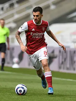Newcastle United V Arsenal 2020-21 Prints: Arsenal's Dani Ceballos at Empty St
