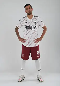Arsenal's Dani Ceballos Training at London Colney During 2020-21 Season