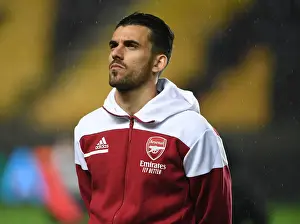 Arsenal's Dani Ceballos Before UEFA Europa League Quarterfinal vs Slavia Praha in Empty Eden Arena, Prague